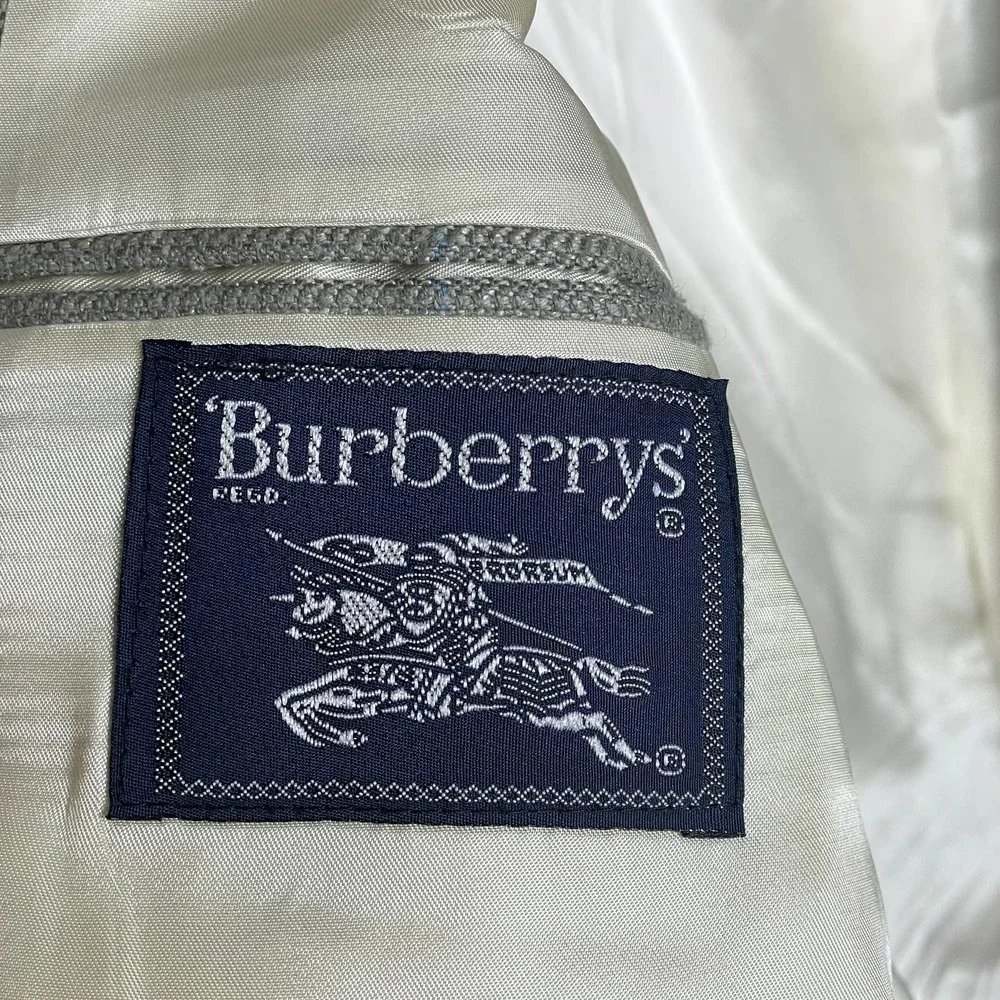 Burberry Burberrys London Vintage Men's Button Blazer Jacket